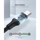 Дата USB-2.0 кабель USB-C 2.0m US287 Black Ugreen (60118) (342141) - зображення 6