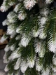 Искусственная литая елка Фрост Элит высотой 1.1 м роскошная пышная новогодняя елка с белыми кончиками, густыми ветками и складной металлической подставкой Зеленый - изображение 5