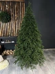 Искусственная литая елка Флорена высотой 2.3 м пышная долговечная новогодняя елка с густыми ветвями и металлической подставкой для дома Зеленый - изображение 1