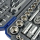 Набір інструментів професійний 1/4" та 1/2" 82 од. Haisser BLACK 70253 - зображення 3