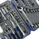 Набір інструментів професійний 1/4" та 1/2" 82 од. Haisser BLACK 70253 - зображення 5