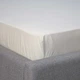 ПростирадлоТЕП "VELOUR" з гумкою молочне, 180x200 - зображення 3
