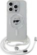 Etui Plecki Karl Lagerfeld IML Choupette Head & Cord Magsafe do Apple iPhone 13 Pro Max Transparent (KLHMP13XHCCHN) - obraz 2