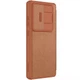 Шкіряний чохол-книжка Nillkin Qin Pro Camshield для Samsung Galaxy S25 Ultra (Коричневий) (239701) - зображення 3