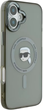 Etui Karl Lagerfeld IML Metal Karl Head MagSafe do Apple iPhone 16 Black (KLHMP16SHLSKIK) - obraz 4