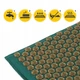 Коврик акупунктурный с подушкой 4FIZJO Eco Mat XL Аппликатор Кузнецова Navy Green/Gold (P-5907739313614) - изображение 7