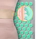 Коврик акупунктурный с подушкой 4FIZJO Eco Mat Аппликатор Кузнецова Grey/Mint (P-5907739312181) - изображение 11