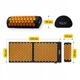 Коврик акупунктурный с валиком 4FIZJO Classic Mat XL Аппликатор Кузнецова Black/Orange (P-5907222931776) - изображение 11