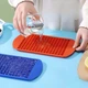 Форма для льда силиконовая СМ Кубики 160 ячеек 23х12 см Красный (С051362) - изображение 4