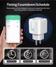 Розумна розетка WiFi TUYA 20A (Black) - изображение 8