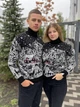 Свитер Snowy forest новогодний унисекс шерстяной XL черный (26590) - изображение 1