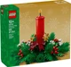 Праздничное украшение со свечой LEGO Декор для рождественского стола (40743) - изображение 2