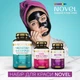 Магний, биотин, витамины для волос, ногтей №60, biotin, Magnesium + B6, Skin, Nails & Hair Complex набор жевательных витамин NOVEL, цена за 3 банки, Женский комплекс - изображение 1
