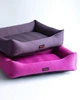 Лежак для собак и котов Happy Peppy Sofa Рогожка 70х50 см Фиолетовый - изображение 4