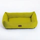 Лежак для собак та котів Happy Peppy Sofa Рогожка 60х45 см Зелений - зображення 1