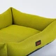 Лежак для собак та котів Happy Peppy Sofa Рогожка 60х45 см Зелений - зображення 3