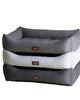 Лежак для собак и котов Happy Peppy Sofa Рогожка 45х30 см Светло-серый - изображение 3