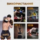 Комплект тайские шорты и брелок-талисман гиря для кикбоксинга мма муай тай тайского бокса смешанных единоборств мужские женские детские спортивные в зал с разрезами боксерские тренировочные сатиновые широкий пояс Univerza Розовые 4_1_M_15BB - изображение 12