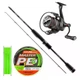 Универсальный комплект для ловли хищника Select Force Спиннинг FRC‐802ML 2.44 м 4-16 г Fast + катушка 2500S + шнур - изображение 1