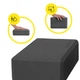 Блок для йоги Cornix EVA 22.8 x 15.2 x 7.6 см XR-0099 Black - изображение 3