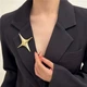 Брошь из стали BROCHE бижутерия Космос Звезда золотистая BRBF115158 - изображение 2