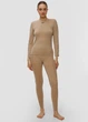 Комплект шерстянного термобелья женский X-BIONIC Mightywool Set VT-W106W25W+VT-WP05W25W-M100 Sand XS - изображение 1