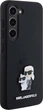 Панель Karl Lagerfeld Silicone Karl&Choupette Metal Pin для Samsung Galaxy S24 Black (3666339259143) - зображення 4