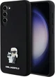 Etui plecki Karl Lagerfeld Silicone Karl&Choupette Metal Pin do Samsung Galaxy S24+ Black (3666339259150) - obraz 1