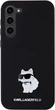 Etui plecki Karl Lagerfeld Silicone Choupette Metal Pin do Samsung Galaxy S24+ Black (3666339259181) - obraz 3