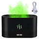 Увлажнитель воздуха Камин Flame Aroma Diffuser RGB с эффектом пламени и подсветкой Черный - изображение 7