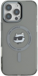 Etui plecki Karl Lagerfeld IML Metal Choupette Head MagSafe do iPhone 16 Pro Black (KLHMP16LHLSCHK) - obraz 3