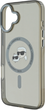 Панель Karl Lagerfeld IML Metal Karl&Choupette Head MagSafe для Apple iPhone 16 Plus Black (KLHMP16MHLSKCK) - зображення 2