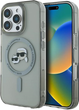 Панель Karl Lagerfeld IML Metal Karl&Choupette Head MagSafe для Apple iPhone 16 Pro Max Black (KLHMP16XHLSKCK) - зображення 1