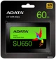 SSD диск ADATA Ultimate SU650 60GB 2.5" SATA III 3D NAND TLC (ASU650SS-60GT-R) - изображение 2