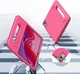 Противоударный силиконовый чехол Eva Stand для планшета Lenovo Tab M11 2024 11” TB330FU / TB330XU Малиновый - изображение 11