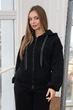 Жіночий теплий трикотажний світшот Сенд RiMari 48 Чорний (rm22844) - зображення 1