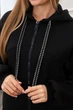 Жіночий теплий трикотажний світшот Сенд RiMari 48 Чорний (rm22844) - зображення 2
