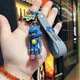 Брелок Соник из мультфильма (Sonic the Hedgehog) на карабине с ремешком для ключей и рюкзака Серый - изображение 1