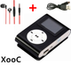 Мини MP3 плеер алюминиевый клипса + вакуумные наушники + USB переходник. Мп3 плеер для спорта, бега WR1B - изображение 1