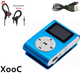 Мини MP3 плеер алюминиевый клипса + вакуумные наушники + USB переходник. Мп3 плеер для спорта, бега WT2Z - изображение 1