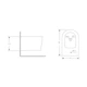 Биде подвесное Qtap Swan 485х360х320 мм, White QT16555379W - изображение 2
