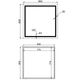 Зеркало Qtap Mideya (MI1) 800x800 с LED-подсветкой Touch, с антизапотеванием, диммером, рег. яркости QT2078NCF808048477 - изображение 2
