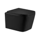Унитаз подвесной Qtap Crow Ultra Quiet 485×340×290 мм, Matt Black, с сиденьем Slim Duroplast/Soft-close/Quic - изображение 1