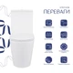 Напольный унитаз Qtap Swan Eco Ultra Quiet с сиденьем Soft-close 640x360x835 мм QTSWA27W48748 White - изображение 3