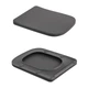 Унітаз підвісний Qtap Tern Ultra Quiet 520×345×325 мм, Anthracite, з сидінням Slim Duroplast / Soft-close / Quick Release - зображення 8