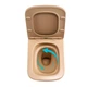 Унитаз подвесной Qtap Tern Ultra Quiet 520×345×325 мм, Beige, с сиденьем Slim Duroplast / Soft-close / Quick Release - изображение 6