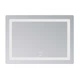 Зеркало Lidz Kubis (KU2) 1000х800 с LED-подсветкой Touch, с антизапотеванием, с диммером, рег. яркости LD78LF6141008048450 - изображение 3