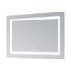 Зеркало Lidz Kubis (KU2) 1000х800 с LED-подсветкой Touch, с антизапотеванием, с диммером, рег. яркости LD78LF6141008048450 - изображение 5