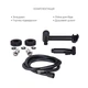 Комплект 2 в 1: унитаз напольный Qtap Scorpio Matt Black QT14226088AMB + набор гигиенического душа Lidz Aria Black - изображение 7