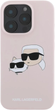 Панель Karl Lagerfeld Silicone Double Heads Print MagSafe для Apple iPhone 16 Pro Max Pink (KLHMP16XSKCHPPLP) - зображення 2